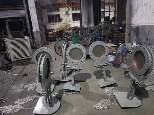 链轮刀闸阀实物图